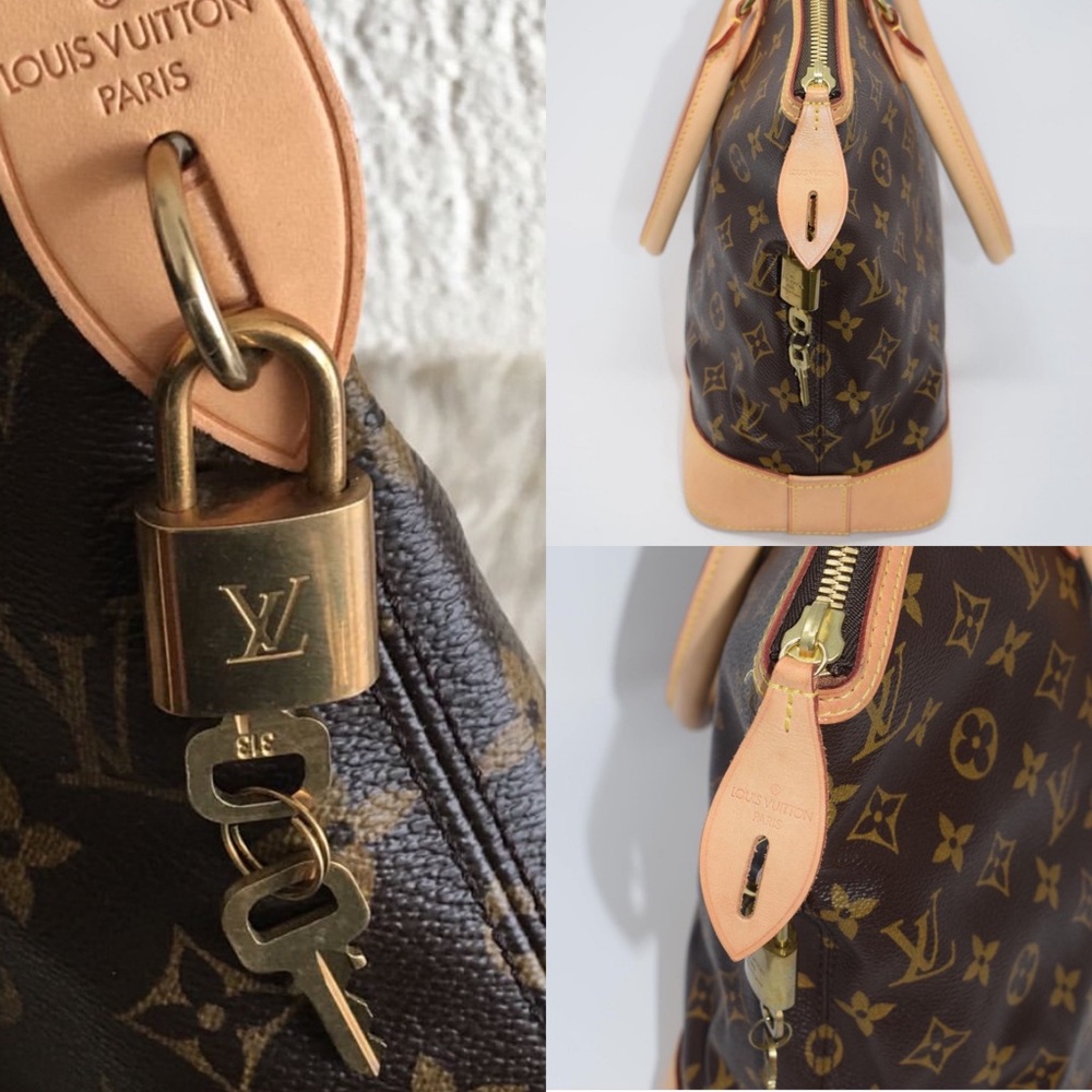 π RARE π LOUIS VUITTON LOCK IT ZIPPER BAG - Picture 15 of 16